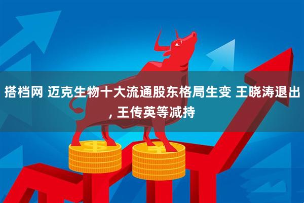 搭档网 迈克生物十大流通股东格局生变 王晓涛退出, 王传英等减持